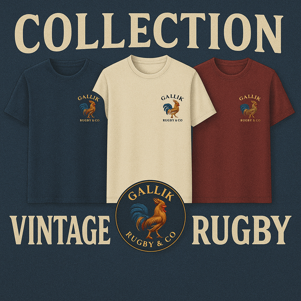T-shirts Vintage Rugby – GALLIK RUGBY & CO