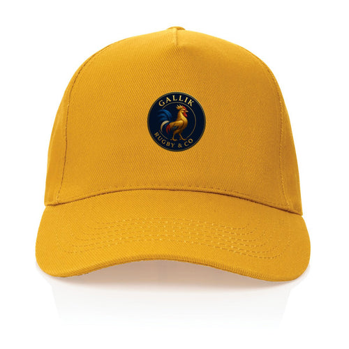 Casquette Officielle – GALLIK RUGBY & CO basic Jaune