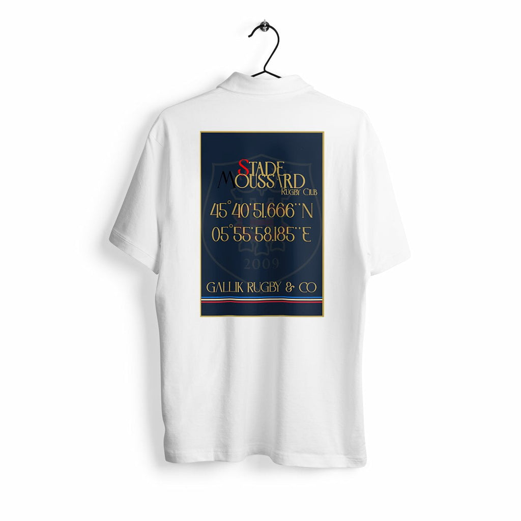 Polo Officiel Stade Moussard X Gallik Rugby Polo Blanc / S