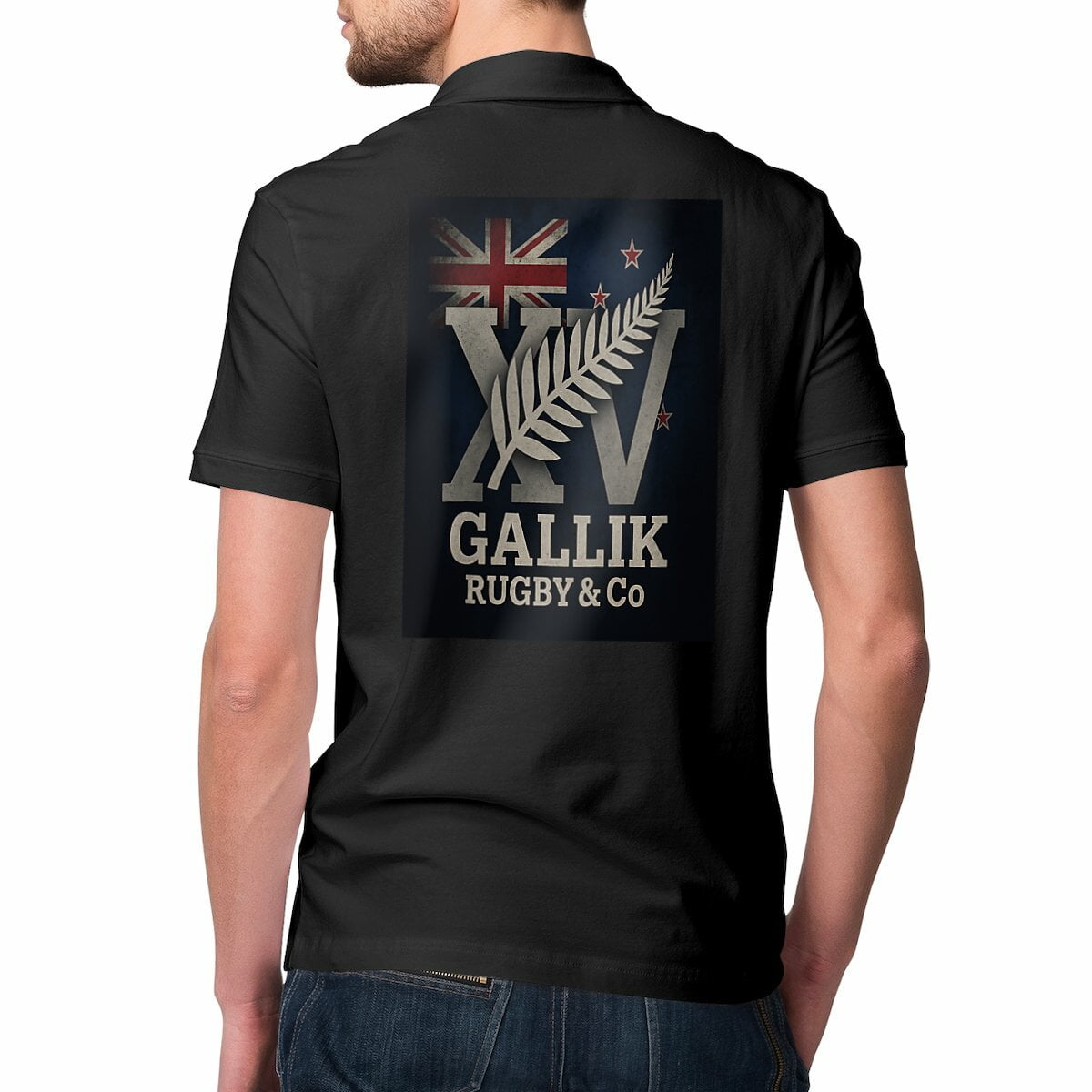 Polo Rugby - All Blacks - Gallik Rugby & Co Polo