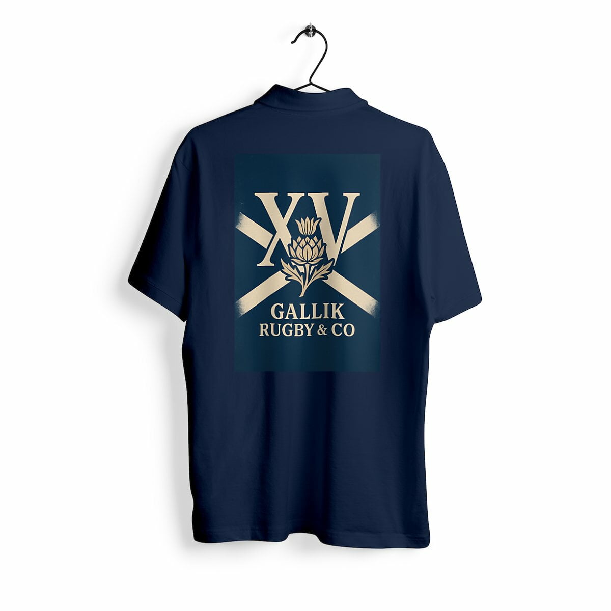 Polo Rugby - Ecosse - Gallik Rugby Polo Marine / S
