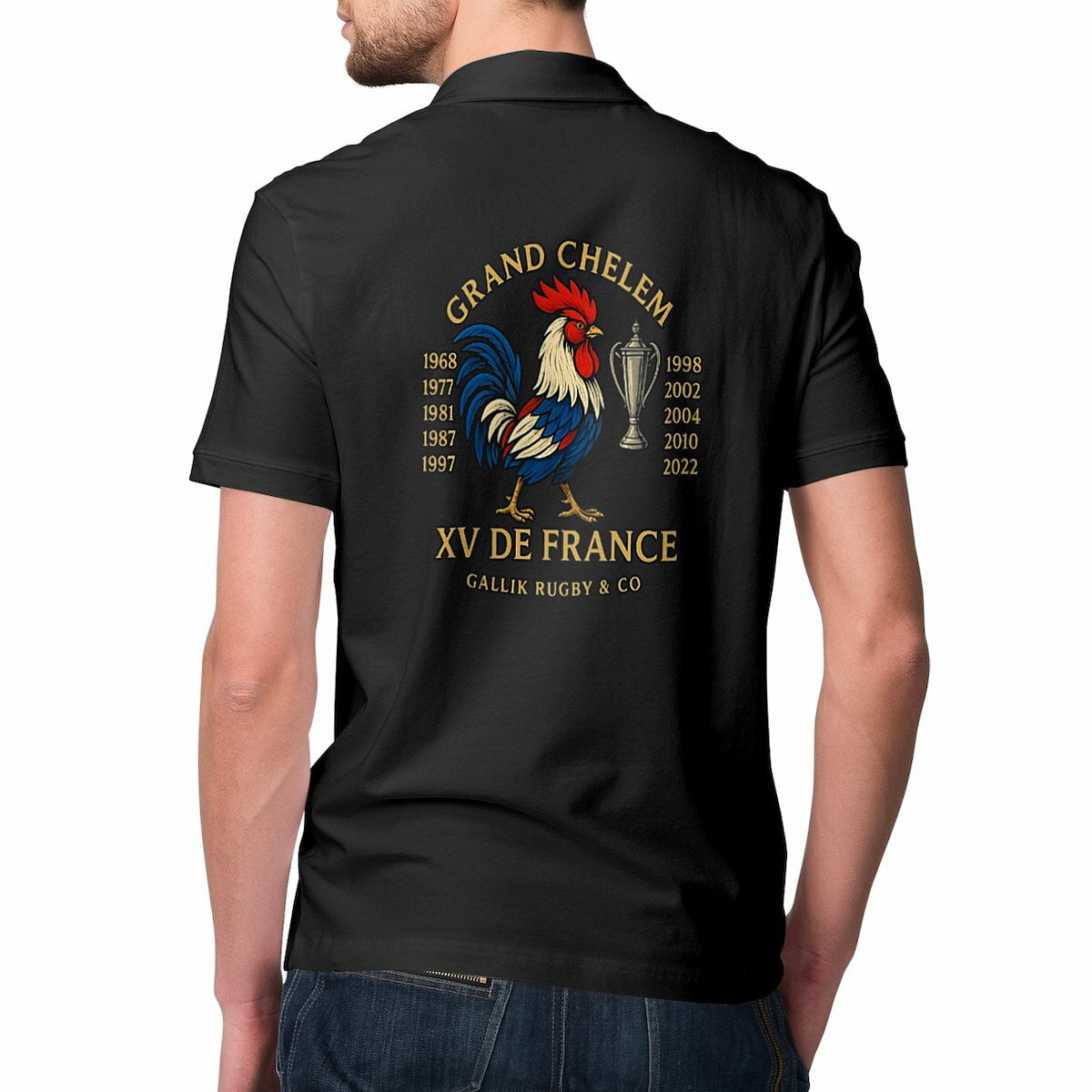 Polo Rugby "Grand Chelem" – XV de France – GALLIK RUGBY & CO Polo