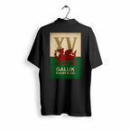 Polo Rugby - Pays de Galles - Gallik Rugby Polo Noir / S