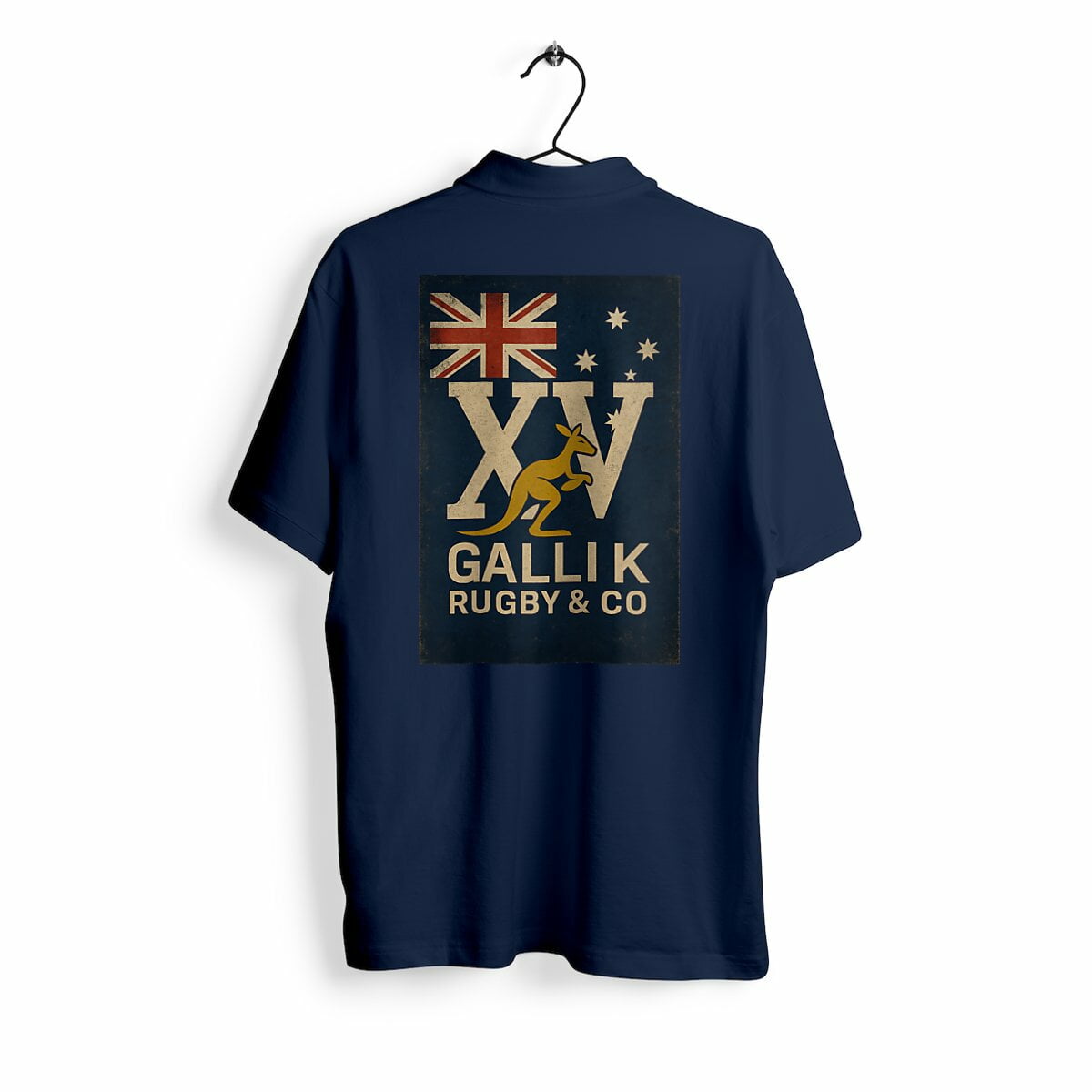 Polo Rugby - Wallabies - Gallik Rugby Polo Marine / S