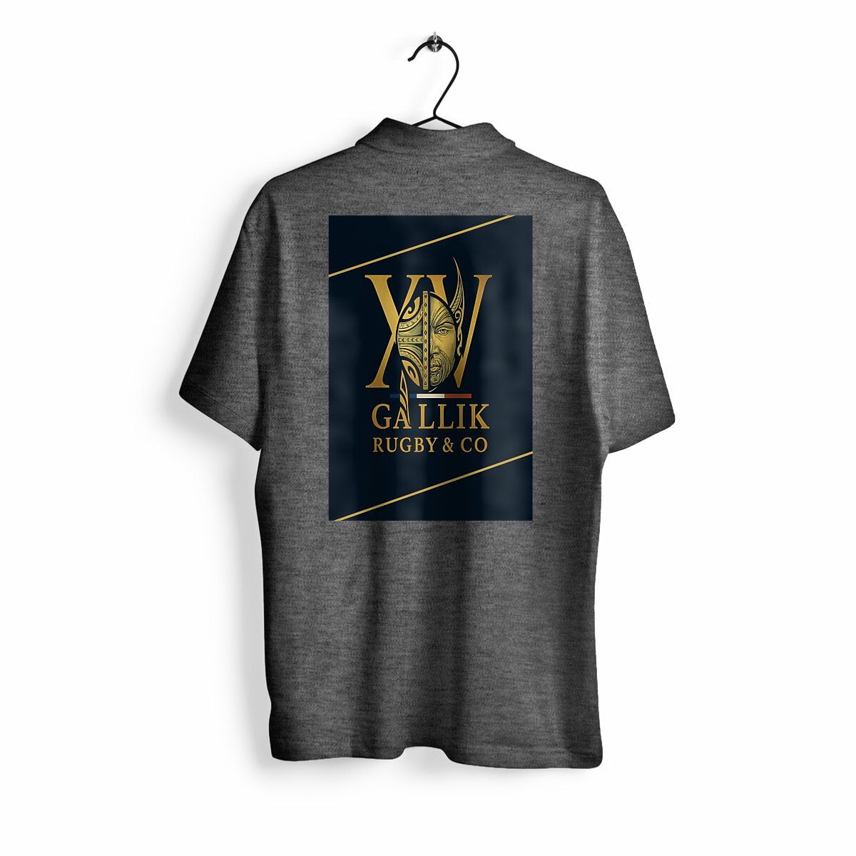 Polo XV Gallik Rugby & Co – Édition Maori Polo Gris chiné / S