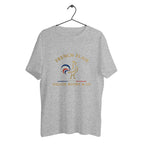 T-shirt "French Flair" – GALLIK RUGBY & CO – Coq Tricolore basic Gris / XS