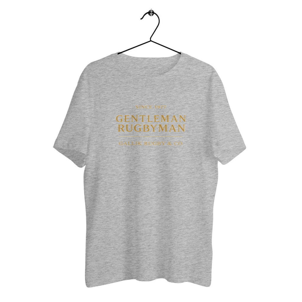 T-shirt Gentleman Rugbyman – GALLIK RUGBY & CO T-Shirt Gris / XS