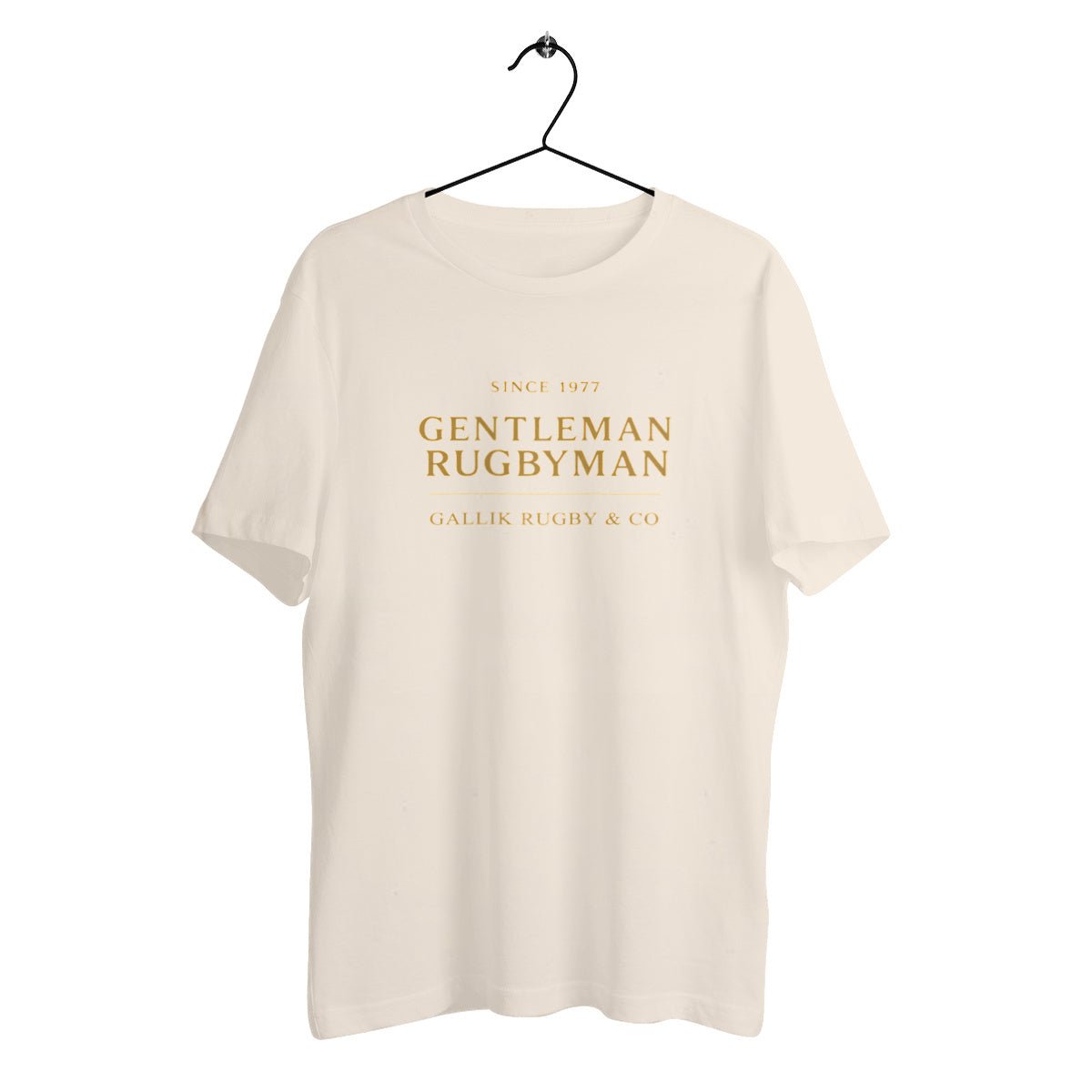 T-shirt Gentleman Rugbyman – GALLIK RUGBY & CO T-Shirt Naturel / XS