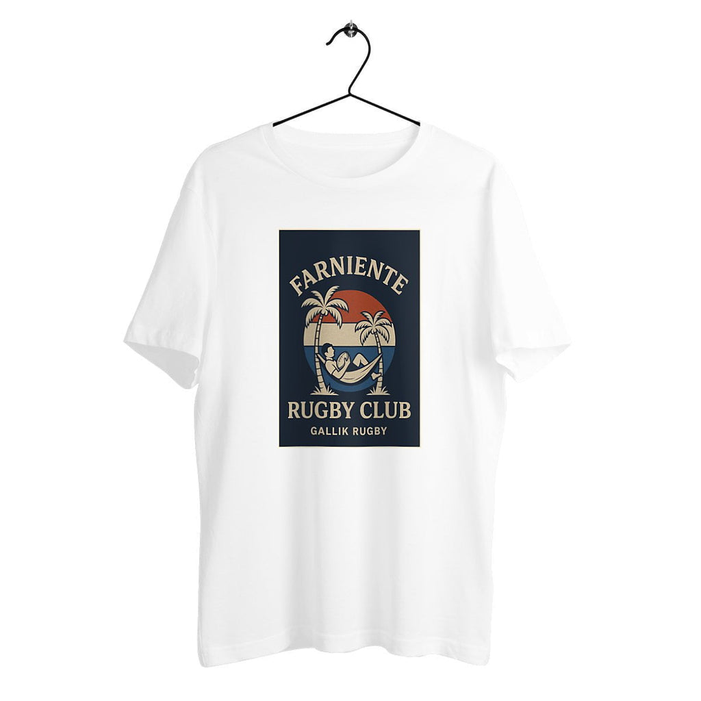 T-shirt Rugby - Farniente Rugby Club - Gallik Rugby basic Blanc / XS