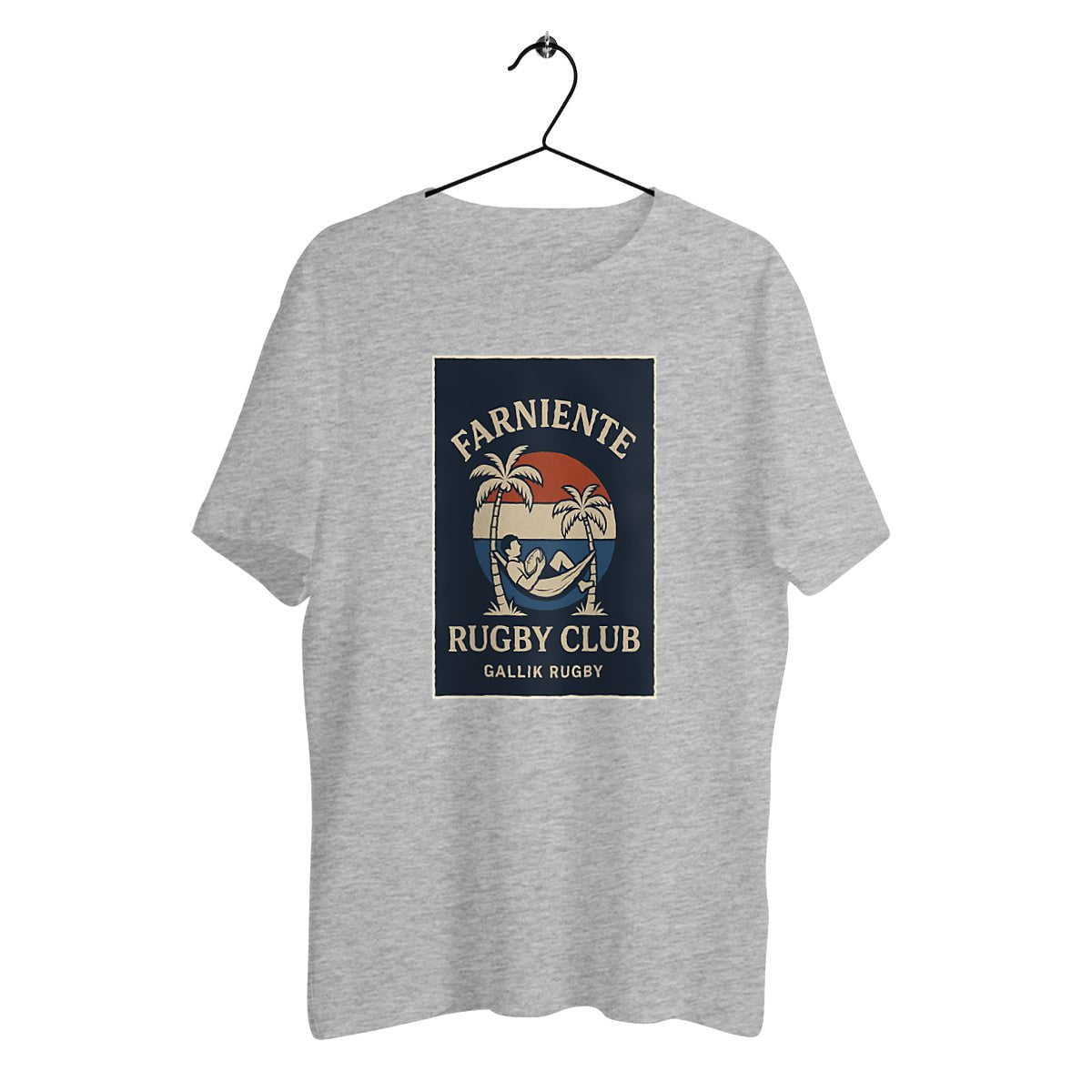 T-shirt Rugby - Farniente Rugby Club - Gallik Rugby basic Gris / XS