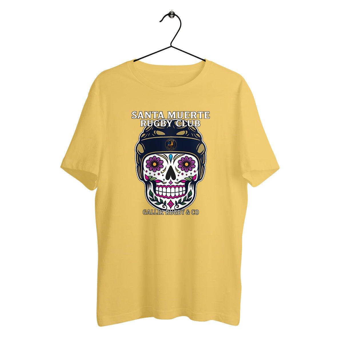 T-shirt Rugby “Santa Muerte Rugby Club” – GALLIK RUGBY & CO T-Shirt Jaune / XS