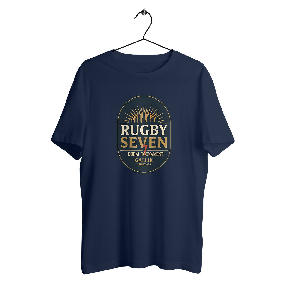 T-shirt Rugby Seven – Dubai Tournament - GALLIK RUGBY & CO T-Shirt Marine / XS