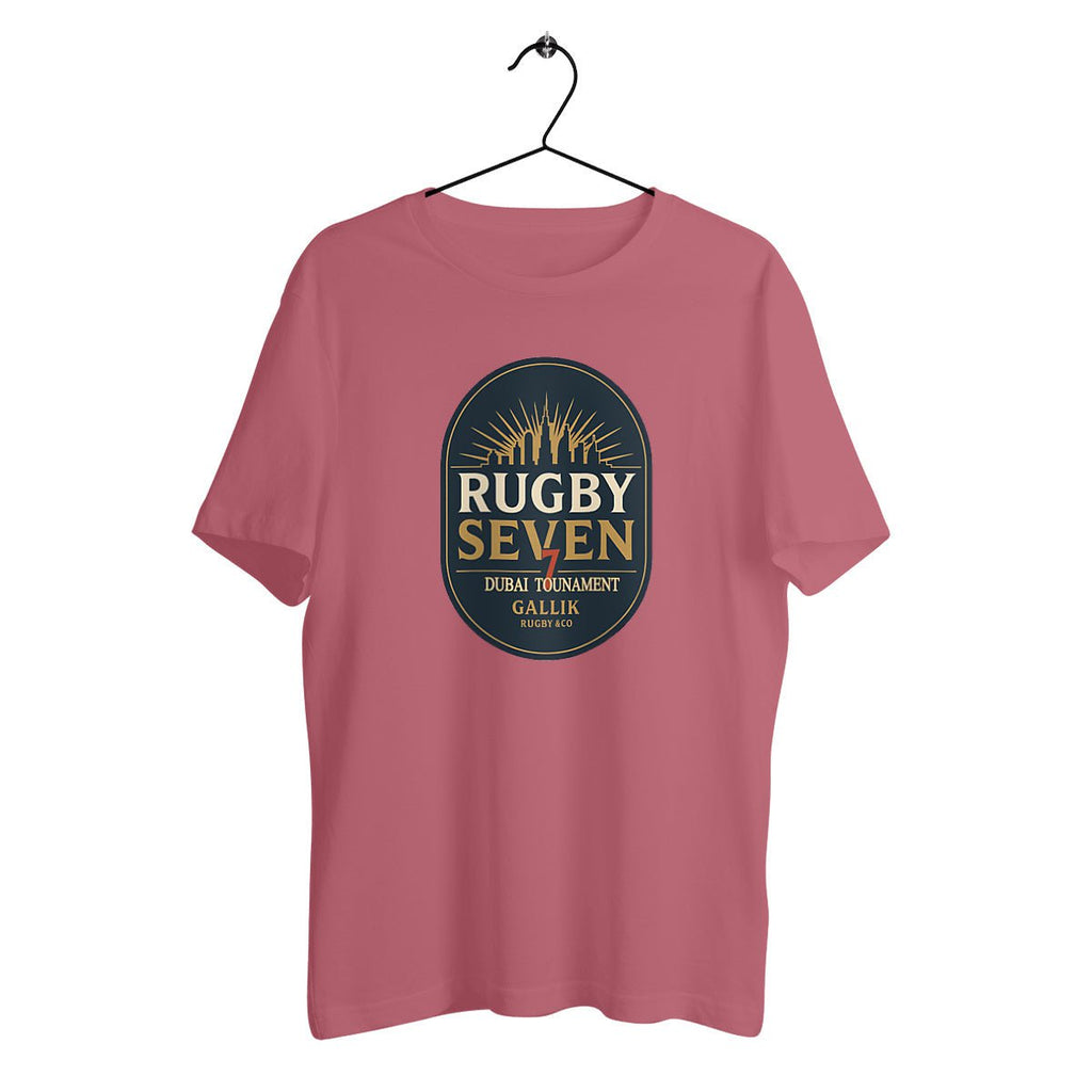 T-shirt Rugby Seven – Dubai Tournament - GALLIK RUGBY & CO T-Shirt Rose / XS