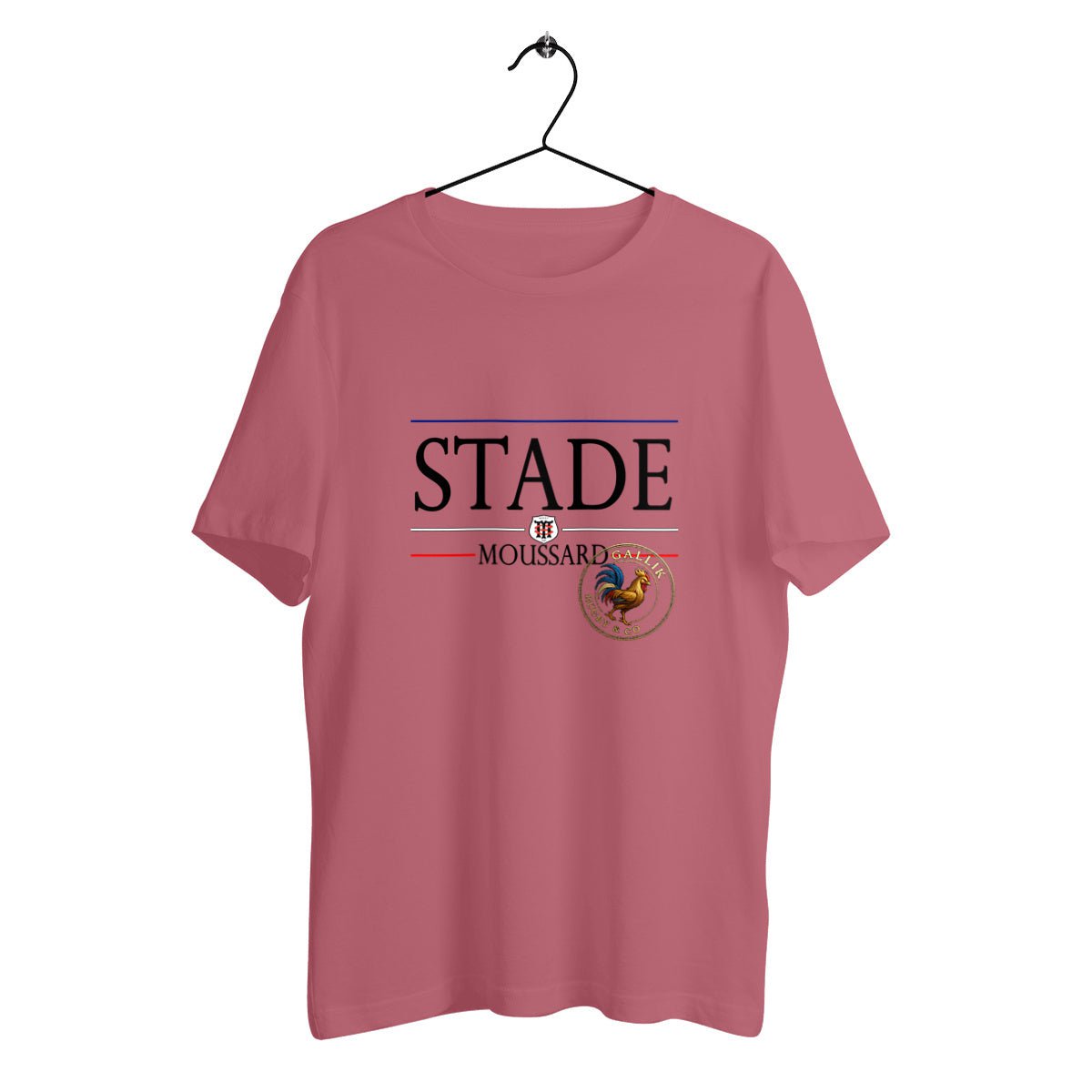 T-shirt Rugby - Stade Moussard X Gallik Rugby basic Rose / XS